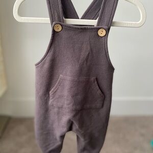 Mebie Baby Overalls in charcoal